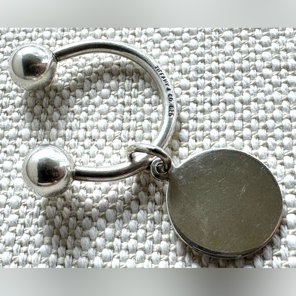 TIFFANY & CO. Sterling Silver 925 Screwball Key Ring Keychain EUC - Picture 3 of 5